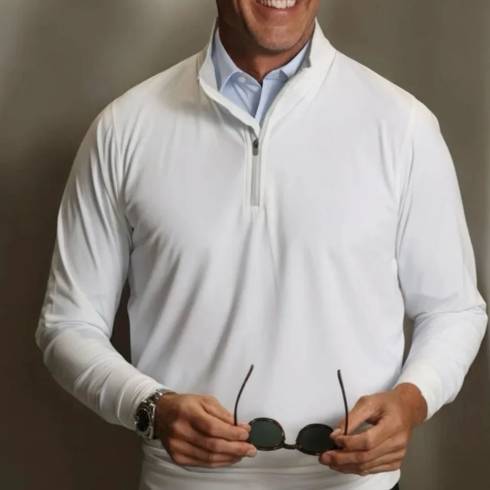 NWT Collars‎ & Co White DriRelease® Performance Pullover Medium